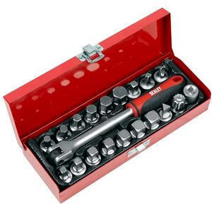 Sealey 20pc Oil Drain Plug Key Set 3/8"Sq Drive AK759 Sealey 20pc Oil Drain Plug Key Set 3/8"Sq Drive AK759