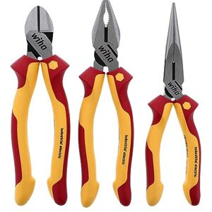 Wiha 32981 Insulated Industrial Pliers/Cutters Set, 3-Piece Wiha 32981 Insulated Industrial Pliers/Cutters Set, 3-Piece