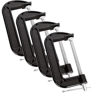 ASelected 4PCS G Clamp 6inch (150mm) Heavy Duty Screw G-Clamps- Industrial Strength C Clamp Set for Woodworking Welding Building Automotive Repair 6-Inch Jaw Opening ASelected 4PCS G Clamp 6inch (150mm) Heavy Duty Screw G-Clamps- Industrial Strength C Clamp Set for Woodworking Welding Building Automotive Repair 6-Inch Jaw Opening