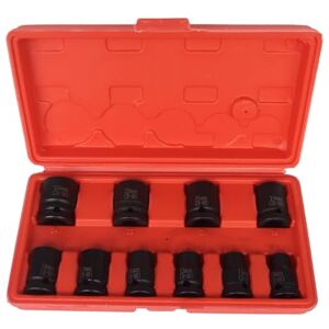 Hilka Tools 01150210 Pro Craft Impact Socket, Silver, 1/2-Inch, Set of 10 Piece Hilka Tools 01150210 Pro Craft Impact Socket, Silver, 1/2-Inch, Set of 10 Piece