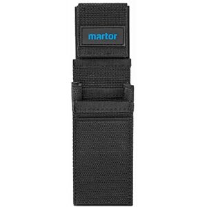 MARTOR belt pouch M for utility knife, pouch with 5 compartments for safety knife/pen/scissors, with clip & Velcro, nylon, black MARTOR belt pouch M for utility knife, pouch with 5 compartments for safety knife/pen/scissors, with clip & Velcro, nylon, black