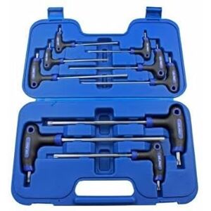 US PRO 9pc T Handle Torx/Allen Key/Tamperproof Set T10 T50 1613 US PRO 9pc T Handle Torx/Allen Key/Tamperproof Set T10 T50 1613