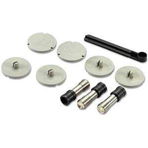 Bostitch Office Xtreme Duty Adjustable Hole Punch Replacement Heads & Disc Kit (03203), Silver Bostitch Office Xtreme Duty Adjustable Hole Punch Replacement Heads & Disc Kit (03203), Silver