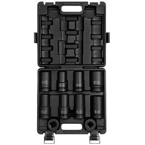 Sunex 5690A, 1 Inch Drive Heavy Duty Wheel Impact Socket Set, 10-Piece, SAE/Metric, Deep/Deep Thin Wall/Square/Controlled Depth, Cr-Mo Steel, Heavy Duty Storage Case Sunex 5690A, 1 Inch Drive Heavy Duty Wheel Impact Socket Set, 10-Piece, SAE/Metric, Deep/Deep Thin Wall/Square/Controlled Depth, Cr-Mo Steel, Heavy Duty Storage Case