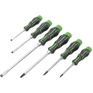 Sealey Hammer-Thru Screwdriver Set Hi-Vis Green, 6pc AK4940HV Sealey Hammer-Thru Screwdriver Set Hi-Vis Green, 6pc AK4940HV