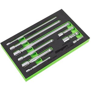 Sealey Siegen by 1/4", 3/8" & 1/2" Sq Drive Extension Bar Set 9pc S01292 Sealey Siegen by 1/4", 3/8" & 1/2" Sq Drive Extension Bar Set 9pc S01292