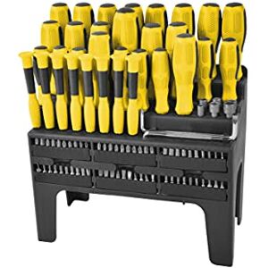 Brüder Mannesmann Werkzeuge M11426 Screwdriver and Bit Set Yellow/Black Brüder Mannesmann Werkzeuge M11426 Screwdriver and Bit Set Yellow/Black