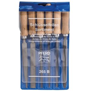 PFERD 11706100 Key File in Plastic Pouch, Multi-Colour, 100 mm, Set of 6 Piece PFERD 11706100 Key File in Plastic Pouch, Multi-Colour, 100 mm, Set of 6 Piece
