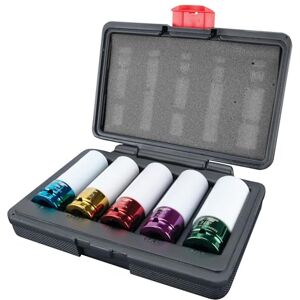 PERFORMANCE TOOL W32902 5pc 1/5-Inch Drive Metric& SAE Impact Socket Tool Set, 17, 19, 21mm & 13/16-Inch, 7/8-Inch, Non-Marring Protective Wheel Lug Nut Impact Socket Set PERFORMANCE TOOL W32902 5pc 1/5-Inch Drive Metric& SAE Impact Socket Tool Set, 17, 19, 21mm & 13/16-Inch, 7/8-Inch, Non-Marring Protective Wheel Lug Nut Impact Socket Set