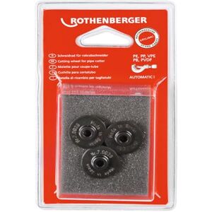 Rothenberger 7.0028D 2.5/8-Inch Cutter Wheel for Plastic Black (3-Piece) Rothenberger 7.0028D 2.5/8-Inch Cutter Wheel for Plastic Black (3-Piece)