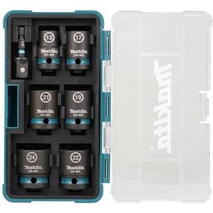 Makita E-16592 7 Piece Impact Black Socket Set Makita E-16592 7 Piece Impact Black Socket Set