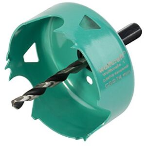 Wolfcraft Carbon Steel Hole Saw, Ø 74 mm I 5969000 I for Electrical and Plumbing installations in Wood and Drywall Materials Wolfcraft Carbon Steel Hole Saw, Ø 74 mm I 5969000 I for Electrical and Plumbing installations in Wood and Drywall Materials
