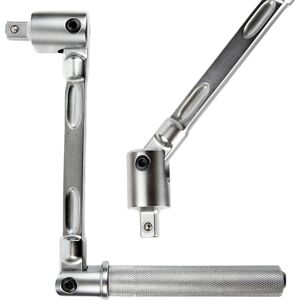 C.K Tools 1/2" Breaker Bar, Unique Double-Articulating Flexi Bar, 2 Pivots for Access & Torque, 390mm C45 Steel, Chrome Vanadium Head, Knurled Grip for Wheel Nuts, Automotive, Workshop & MRO, CK T4604 C.K Tools 1/2" Breaker Bar, Unique Double-Articulating Flexi Bar, 2 Pivots for Access & Torque, 390mm C45 Steel, Chrome Vanadium Head, Knurled Grip for Wheel Nuts, Automotive, Workshop & MRO, CK T4604