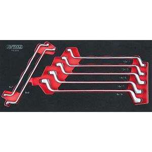 KS TOOLS 713.2022 Module Double-Ended Ring Spanner Set Offset 75 ° KS TOOLS 713.2022 Module Double-Ended Ring Spanner Set Offset 75 °