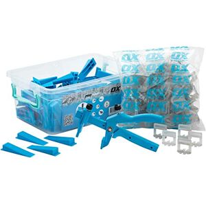 OX Tools OX Pro Tile Level System Wedge & Spacer Set with 100 Wedges and 100 2x13mm spacers + Plier OX Tools OX Pro Tile Level System Wedge & Spacer Set with 100 Wedges and 100 2x13mm spacers + Plier