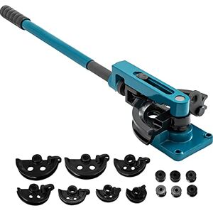 VEVOR Tubing Bender Tube Bender 10 to 25mm Bending Formers Pipe Bender Set 7 Round Dies Size for Copper Brass Aluminum Stainless Steel Pipe VEVOR Tubing Bender Tube Bender 10 to 25mm Bending Formers Pipe Bender Set 7 Round Dies Size for Copper Brass Aluminum Stainless Steel Pipe