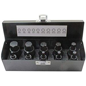 NECALON 10pc Impact HEX BIT Socket Set by US PRO Tools 1/2" Drive 4mm to 19mm Allen Key NECALON 10pc Impact HEX BIT Socket Set by US PRO Tools 1/2" Drive 4mm to 19mm Allen Key