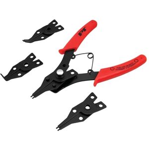 PERFORMANCE TOOL W1159 5-Piece Interchangeable Jaw Snap Ring Plier Set, Straight, 45 Degree & 90 Degree PERFORMANCE TOOL W1159 5-Piece Interchangeable Jaw Snap Ring Plier Set, Straight, 45 Degree & 90 Degree