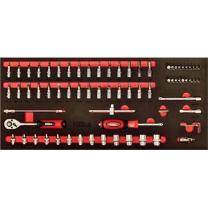 Hilka 03157514 75 PCE 1/4" Drive EVA Socket Set Metric Hilka 03157514 75 PCE 1/4" Drive EVA Socket Set Metric