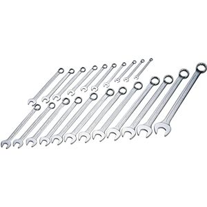 Draper 3115 S22M Elora Long Metric Combination Spanner Set, 8mm-32mm, 22 Pieces Draper 3115 S22M Elora Long Metric Combination Spanner Set, 8mm-32mm, 22 Pieces