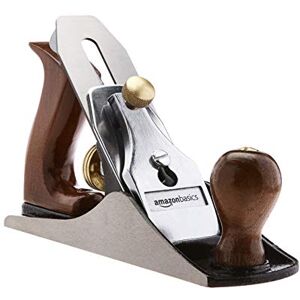 Amazon Basics No.4 Adjustable Universal Smoothing Bench Hand Plane – 2-Inch (50.8 mm) Blade and Wooden Handles for Precision Woodworking, Brown Amazon Basics No.4 Adjustable Universal Smoothing Bench Hand Plane – 2-Inch (50.8 mm) Blade and Wooden Handles for Precision Woodworking, Brown