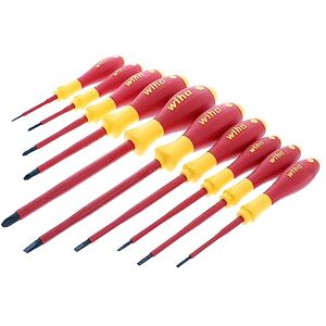 Wiha 32093 Slotted and Phillips Insulated Screwdriver Set, 1000 Volt, 10 Piece Wiha 32093 Slotted and Phillips Insulated Screwdriver Set, 1000 Volt, 10 Piece