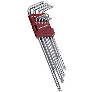 KRAFTWERK 3607 T10-T50 Torx L-Shaped Key Set, 9-Piece KRAFTWERK 3607 T10-T50 Torx L-Shaped Key Set, 9-Piece
