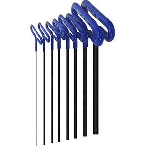 Eklind 55198 Cushion Grip Hex T-Key allen wrench 8pc set Metric MM sizes 2-10 (9In shaft) Eklind 55198 Cushion Grip Hex T-Key allen wrench 8pc set Metric MM sizes 2-10 (9In shaft)