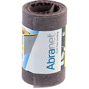 Mirka Abranet abrasive roll with net 115 mm x 2.5 m Grip/mesh sandpaper/grit P120 / 1 roll/for sanding wood, filler, varnish, plastic / AE555F0112 Mirka Abranet abrasive roll with net 115 mm x 2.5 m Grip/mesh sandpaper/grit P120 / 1 roll/for sanding wood, filler, varnish, plastic / AE555F0112