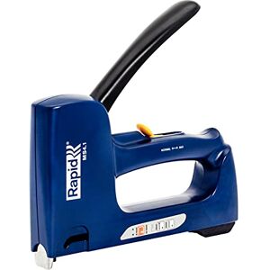Rapid Multi-Function Staple Gun MS4.1 for No. 53 and No. 7 Staples, No. 8 Brads, No. 9 Pins, 4-in-1 Upholstery and Cable Tacker with Ergonomic Handle and All-Steel Interior Wear Parts (24510600) Rapid Multi-Function Staple Gun MS4.1 for No. 53 and No. 7 Staples, No. 8 Brads, No. 9 Pins, 4-in-1 Upholstery and Cable Tacker with Ergonomic Handle and All-Steel Interior Wear Parts (24510600)