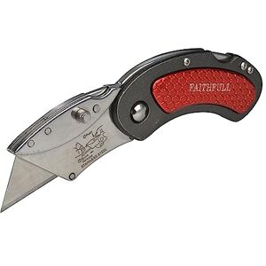 Faithfull FAITKUTILITY Folding Lock Back Utility Knife Faithfull FAITKUTILITY Folding Lock Back Utility Knife