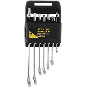 Stanley Fmmt82844-0 Combination Spanners FatMax Range Anti Slip System Better Fork Grip to Screw Head 15° Angled Fork Supplied with Storage Case Set of 7 Stanley Fmmt82844-0 Combination Spanners FatMax Range Anti Slip System Better Fork Grip to Screw Head 15° Angled Fork Supplied with Storage Case Set of 7