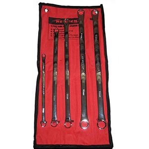 Neilsen Spanner Set 5pc Extra Long (Ring Spanner Metric Fully Polished Dual End) Neilsen Spanner Set 5pc Extra Long (Ring Spanner Metric Fully Polished Dual End)