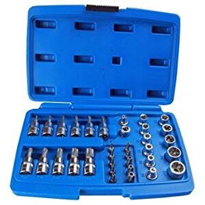 Bergen 34PC 3/8 DR TORX BIT & Female E Socket Set B1145 Bergen 34PC 3/8 DR TORX BIT & Female E Socket Set B1145