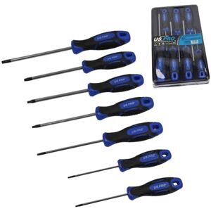 US PRO 7 Piece Magnetic Torx Star TRX Screwdriver Set Screwdrivers T8 to T30 US PRO 7 Piece Magnetic Torx Star TRX Screwdriver Set Screwdrivers T8 to T30
