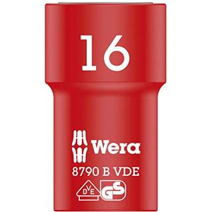Wera 8790 B Zyklop VDE 3/8" Drive Socket, 16 x 46 mm, 05004960001 Wera 8790 B Zyklop VDE 3/8" Drive Socket, 16 x 46 mm, 05004960001