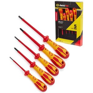 C.K Dextro VDE Set of 5 Screwdrivers SLP & PH, Slotted Parallel Phillips Head PH1 PH2 SL, Electricians Insulated Flat Head & Philips Screwdriver Sets, Electrical Terminal Screw Driver, Tools T49182D C.K Dextro VDE Set of 5 Screwdrivers SLP & PH, Slotted Parallel Phillips Head PH1 PH2 SL, Electricians Insulated Flat Head & Philips Screwdriver Sets, Electrical Terminal Screw Driver, Tools T49182D