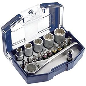 kwb Screwdriver Bit and Socket Set Hex Drive Bits with Ratchet Handle (17-Piece) kwb Screwdriver Bit and Socket Set Hex Drive Bits with Ratchet Handle (17-Piece)