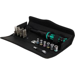 Wera Click-Torque A 6 Set 1 Adjustable Torque Wrench Set, 1/4" Hex Drive, 2.5-25 Nm, 20pc, 05130110001 Wera Click-Torque A 6 Set 1 Adjustable Torque Wrench Set, 1/4" Hex Drive, 2.5-25 Nm, 20pc, 05130110001