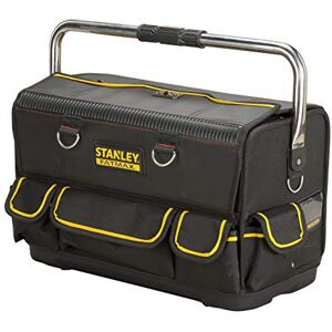 Stanley Tool Bag Complete Workstation with Roll Down Side Storage Compartment, Multi-Pockets Organiser for Tools, FMST1-70719, Black Stanley Tool Bag Complete Workstation with Roll Down Side Storage Compartment, Multi-Pockets Organiser for Tools, FMST1-70719, Black