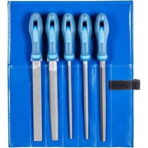 PFERD Workshop File Set in PVC Roll Bag, 5 Files, Cross Cut H3, 200 mm, 11800533 Suitable for Finishing and Finishing PFERD Workshop File Set in PVC Roll Bag, 5 Files, Cross Cut H3, 200 mm, 11800533 Suitable for Finishing and Finishing