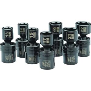 Ingersoll-Rand Ingersoll Rand SK4M7UN 1/2" Metric Universal Socket Set – 7-Piece (13, 14, 15, 17, 19, 20, 21, 22mm), Long Sockets for Automotive & Mechanical Work Ingersoll-Rand Ingersoll Rand SK4M7UN 1/2" Metric Universal Socket Set – 7-Piece (13, 14, 15, 17, 19, 20, 21, 22mm), Long Sockets for Automotive & Mechanical Work