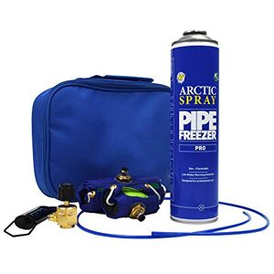 Arctic PRO Single Pipe Freezing Kit for Plumbing Installations, Repairs & Maintenance. Freezes Plastic & Metal Pipes (8 to 22mm Diameter) Arctic PRO Single Pipe Freezing Kit for Plumbing Installations, Repairs & Maintenance. Freezes Plastic & Metal Pipes (8 to 22mm Diameter)
