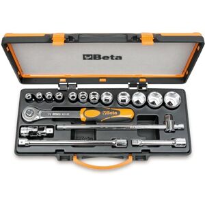 Beta 9200931 Model 920 A/C12 Hexagon Sockets and 5 Accessories, 10-32mm, 1/2 Drive, 12 Pieces Beta 9200931 Model 920 A/C12 Hexagon Sockets and 5 Accessories, 10-32mm, 1/2 Drive, 12 Pieces