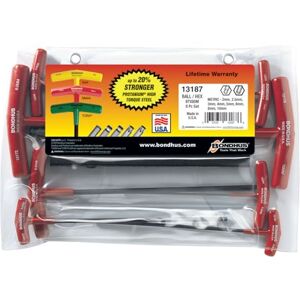 Bondhus , BTX80MM T-Handle BALLDRIVER HEX Set 2MM-10MM, 13187 Bondhus , BTX80MM T-Handle BALLDRIVER HEX Set 2MM-10MM, 13187