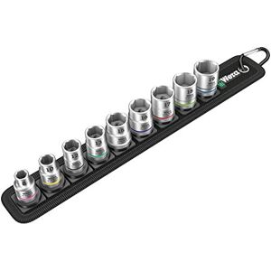 Wera Belt B 4 Zyklop socket set, 3/8" drive, 9pc, 05003973001 Wera Belt B 4 Zyklop socket set, 3/8" drive, 9pc, 05003973001