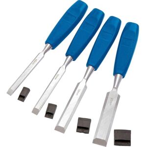 Draper 69619 4-Piece Wood Chisel Set , Blue Draper 69619 4-Piece Wood Chisel Set , Blue