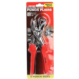 DEKTON Heavy Duty Leather Punch Plier Pro-Premium Metal Construction With Multiple Hole Sizes Adjustable Depth For Precision Ideal For Leathercraft, Projects, Repairs Ergonomic Handlel Durable tool DEKTON Heavy Duty Leather Punch Plier Pro-Premium Metal Construction With Multiple Hole Sizes Adjustable Depth For Precision Ideal For Leathercraft, Projects, Repairs Ergonomic Handlel Durable tool