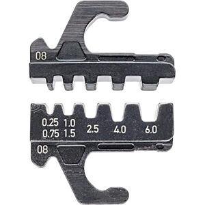 KNIPEX Crimping Die for Insulated and Non-Insulated Wire Ferrules 0.25-6 mm², 97 39 08 KNIPEX Crimping Die for Insulated and Non-Insulated Wire Ferrules 0.25-6 mm², 97 39 08