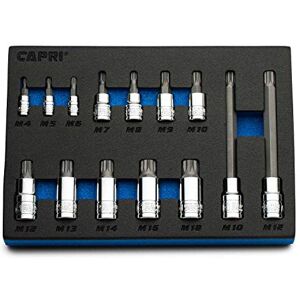 Capri Tools XZN Triple Square Bit Socket Set, 10-Piece (XZN Bit Set/Master) Capri Tools XZN Triple Square Bit Socket Set, 10-Piece (XZN Bit Set/Master)